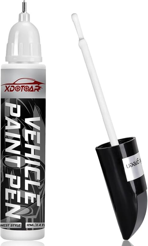 White Car Paint Touch Up Pen, Color Accurate, Professional Auto Scratch Repair, Quick Dry, Safe and Washable
