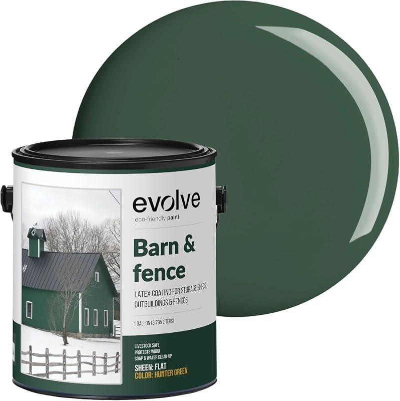 EVOLVE Barn Fence Paint Hunter Green