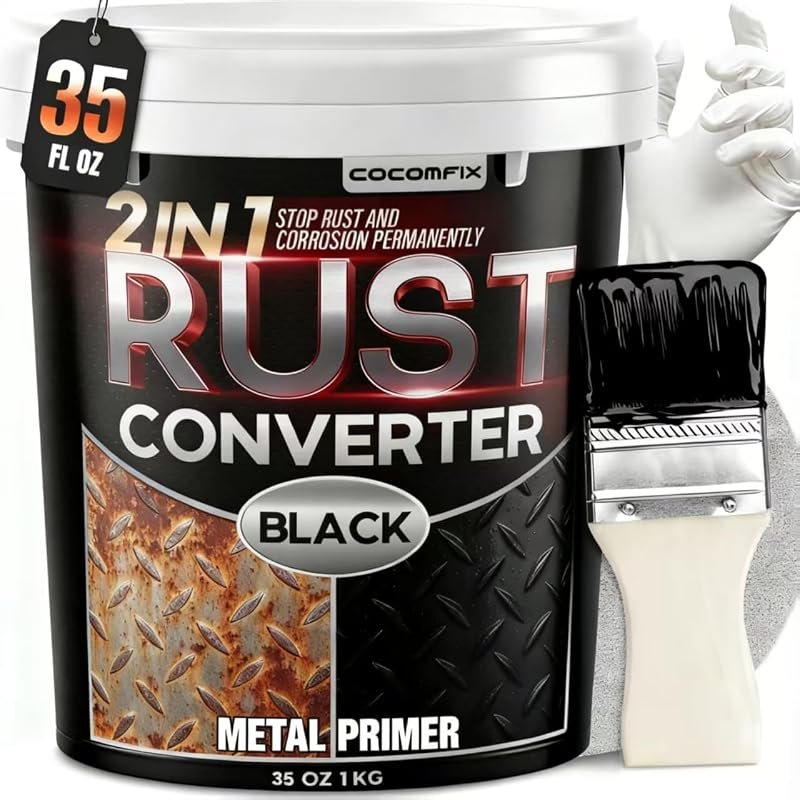 Ultra 2-in-1 Rust Converter Paint and Metal Primer, Reformer for Car F