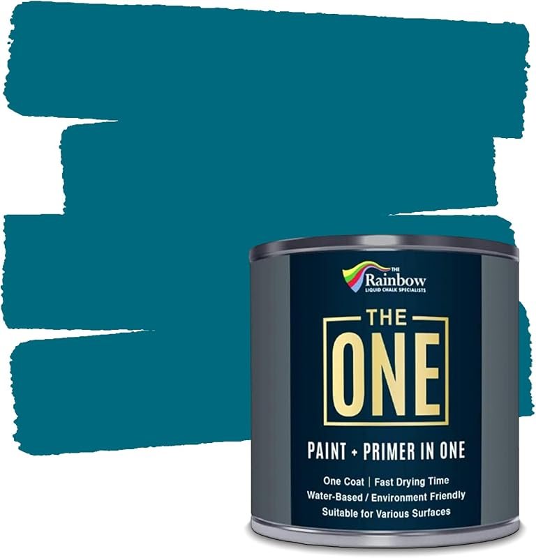 THE ONE All-In-One Paint Teal Matte – 1-Coat, water-based, lo