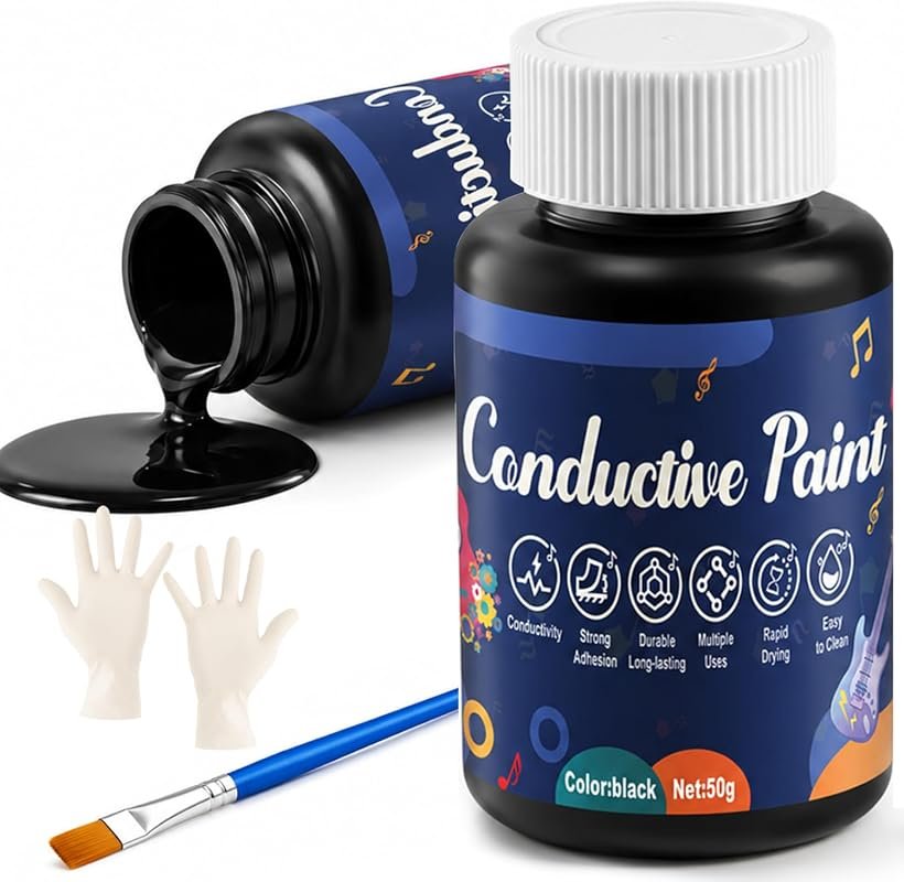Conductive Paint for Anti-Interference and Noise Reduction, 50G, Simpl