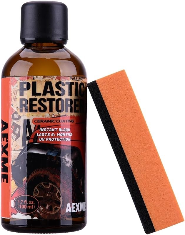 Car Plastic Restorer with Ceramic Crystal Coating – Quick Bumper Repai
