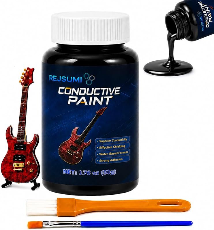 GuitarShielding Graphene Paint 50G for Guitar Cavity Shielding and Noi