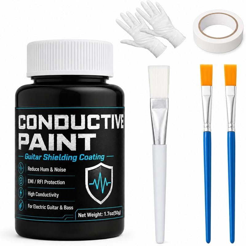 GuitarShielding Paint 50g Conductive Coating for Noise Reduction in Gu